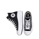 Converse Chuck Taylor All Star Move Platformlu Bilekli Sneaker Kanvas Boğazlı Ayakkabı Siyah 568497C