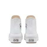 Converse Chuck Taylor All Star Move Platformlu Bilekli Sneaker Kanvas Boğazlı Ayakkabı Beyaz 568498C