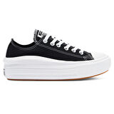Chuck Taylor All Star Move Canvas Platform Kadın Siyah Günlük Stil Ayakkabı 570256C