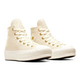 Chuck Taylor All Star Lift Kadın Bej Sneaker Ayakkabı A12764C
