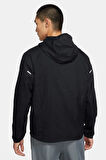 Nike Essential Running Jacket Reflektörlü Toplanabilir Erkek Ceket Siyah