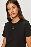Nike Essential Crew Fit Tee Black T-Shirt Fit Kalıp Pamuklu Tişört Siyah