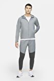 Nike Essential Running Jacket Toplanabilir Gri Erkek Ceket 