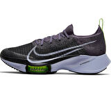 Nike Air Zoom Tempo Next % Flyknit Running Shoes Kadın Koşu Ayakkabısı Siyah Mor