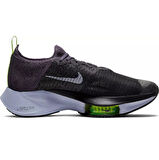 Nike Air Zoom Tempo Next % Flyknit Running Shoes Kadın Koşu Ayakkabısı Siyah Mor