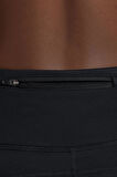Nike Fast Dri Fit Crop Leggings Black Kısa Crop Çok Cepli Toparlayıcı Tayt Siyah