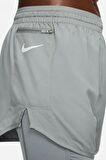 Nike Tempo Lux 2in1 Training Shorts ikisi Bir Arada Taytlı Kadın Şort Gri