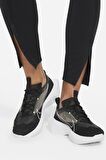 Nike Leg-A-See Leggings Zip Fermuarlı Siyah Toparlayıcı Tayt