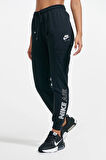 Nike Sportswear Air Fleece Mid Rise Kadın Yarı Şardonlu Eşofman Altı Siyah