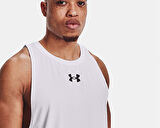 Under Armour Ua Zone Tank Erkek Basketbol Atleti 1361901-100 Beyaz