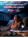 Nebula Capsule 3 Laser Akıllı Taşınabilir Projeksiyon Cihazı - 300 ANSI Lümen Lazer - 1080p HD Çözünürlük - 8W Dolby Digital Hoparlör - D2426