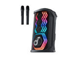 ANKER Soundcore Rave 3S 200W AI Karaoke Bluetooth Hoparlör Party Hoparlörü (Yapay Zeka destekli Vokal kaldırma ) Siyah