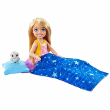 Barbie Chelsea'nin Kamp Macerası Oyun Seti (15 cm, sarışın) Hdf77