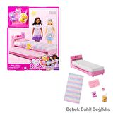Barbie İlk Bebeğim Barbie'nin Yatağı Oyun Seti HMM64