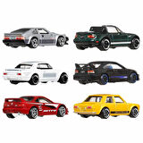 Hot Wheels Japon Temalı 6 lı Araba Seti 1:64 Hot Wheels Japon Arabaları Seti