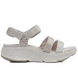Skechers Max Cushioning-Lured Womens Sandals Kadın Sandalet Krem