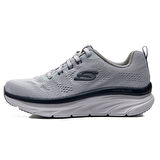 Skechers D'Lux Walker-Commuter Memory Foam Mens Walking Shoes Hafızalı Taban Erkek Yürüyüş Ayakkabısı Gri
