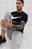 Nike Dri Fit Training Cotton Tee Short Sleeve Baskılı Siyah Tişört