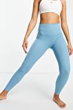 Nike Yoga High Rise Yüksek Belli 7/8 Boy Mavi Kadın Taytı