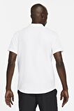 Nike Tenis Tshirt Court Dri-FIT ADV Slam Beyaz Tenis Tişört