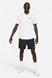 Nike Tenis Tshirt Court Dri-FIT ADV Slam Beyaz Tenis Tişört