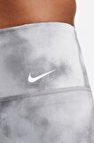 Nike Dri-Fit One Icon Clash Biker Tight Gri Kısa Tayt Şort