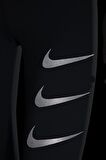 Nike Power Epic Lux Run Division Reflective Lazer Kesim 4 Cepli Toparlayıcı Mavi Tayt