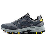 Skechers Hillcrest Leather Memory Foam Outdoor Sneaker Hafızalı Taban Hakiki Deri Erkek Outdoor Ayakkabı Gri