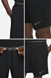 Nike Pro Dri Fit Flex Rep 3.0 Unlined Training Erkek Şort Siyah