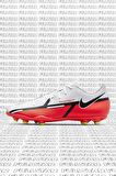 Nike Phantom G. T. 2 Club F. G. / M. G. Unisex Soccer Shoes Beyaz Kırmızı Krampon