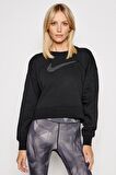 Nike Dri-Fit Swoosh Training Loose Fit Sweat Bol Kesim Crop Sweatshirt