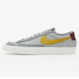 Nike Blazer Low '77 Leather Sneaker Hakiki Deri Günlük Spor Ayakkabı Ayakkabı Gri
