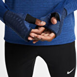 Nike Terma Fit Running Dri Fit Repel Element Half Zip Blue Erkek Yarım Fermuar Termal Spor Koşu Sweatshirt Mavi Melanj