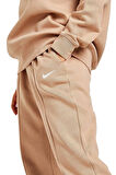 Nike Sportswear Loose Fit Pant Bol ve Uzun Kesim Sütlü Kahve Eşofman Altı