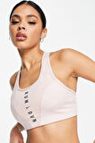 Nike Dri Fit Swoosh Run Division Women's Sports Bra Kadın Spor Bra Pembe
