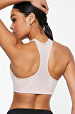 Nike Dri Fit Swoosh Run Division Women's Sports Bra Kadın Spor Bra Pembe