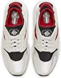 Nike Air Huarache Sneaker Unisex Gerçek Deri Tekstil Beyaz Spor Ayakkabı 