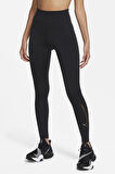 Nike One Performance Leggings Dri-Fit Toparlayıcı İç Cepli Siyah Tayt