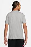 Nike Jordan Graphic Short Sleeve Tee Jordan 23 Nostaljik Grafikli Erkek Tişört Gri