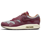 Nike Air Max 1 / Patta Leather Sneaker Hakiki Deri Erkek Günlük Spor Ayakkabı Bordo