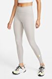 Nike One Performance Dance Leggings Dri-Fit Toparlayıcı İç Cepli Bej Tayt