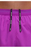 Nike AeroSwift 4 inch Brief Lined Racing Running Kısa Hafif Slip Astarlı Profesyonel Koşu Şortu Mor