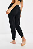 Nike Yoga Dri Fit Fleece 7/8 Joggerin Black Kadın Eşofman Altı Siyah