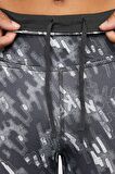 Nike Fast Dri Fit Running Leggins 3 Cepli Toparlayıcı Siyah Tayt