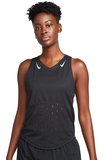 Nike Dri Fit AeroSwift Running ADV Singlet Tank Top Black Lazer Kesim Koşu Atleti Siyah