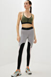 Nike Dri Fit Indy V Neck Light Support Womens Bra Khaki Kadın Sporcu Sütyeni Haki