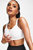 Nike Training Alpha Padded Adjustable Dri Fit High Support Sports Bra White Kadın Spor Bra Beyaz