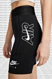 Nike Air Legging Shorts in Black Pamuk Polyester Bike Siyah Tayt Şort