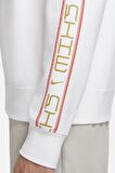 Nike Tiger Fleece Crew Sweat White Rahat Kesim Erkek Spor Sweatshirt