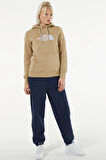 The North Face Women's Drew Peak Pull Hoodie Flax Kadın Kapüşonlu Sweatshirt Bej